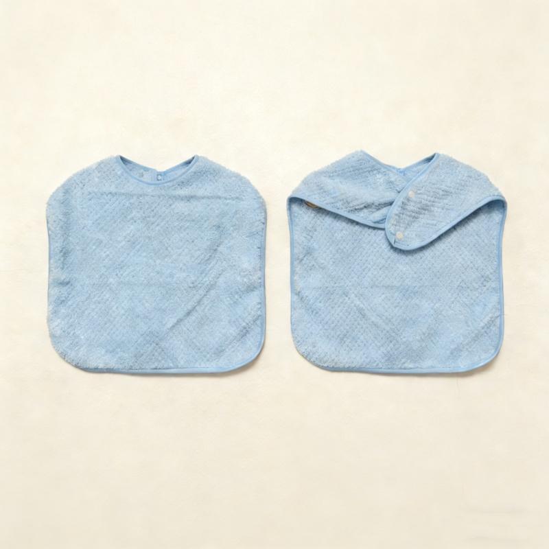 2pcs Baby Saliva Towel Waterproof Infant Bibs Kids Feeding Eating Apron Boys Girls Ruffle Towel Toddler Newborn Burp Cloths