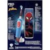 Brosse à dents électrique - ORAL-B - Vitality Pro Kids - Spiderman - Multicolore - Étui de voyage inclus