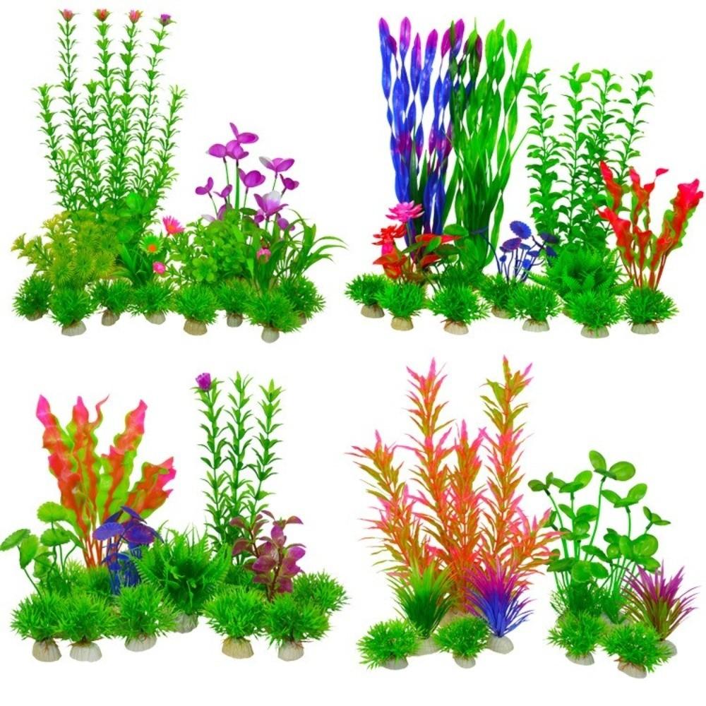 Plastic Simulation Aquatic Plant Natural Look Green Water Grass Underwater Plants  Goldfish Tanks