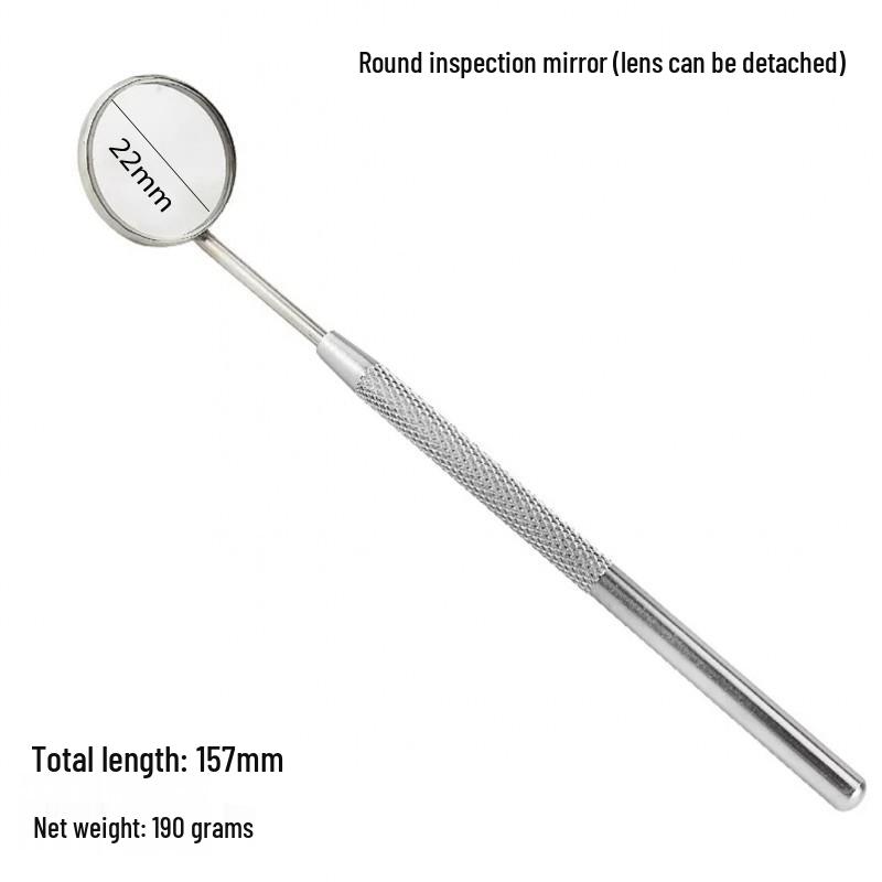 Foldable 360° Telescopic Underbody Inspection Mirror with Light for Car Repair