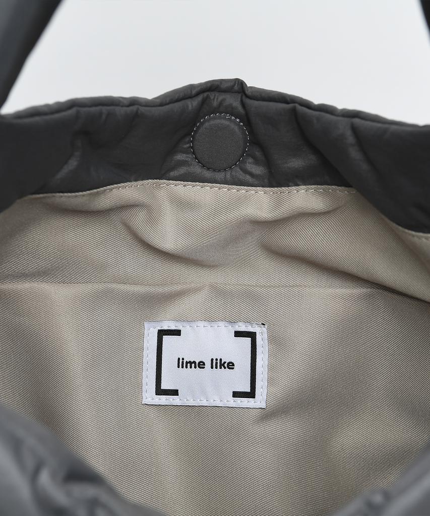 Limelike Dewey Ribbon Bag_Gray
