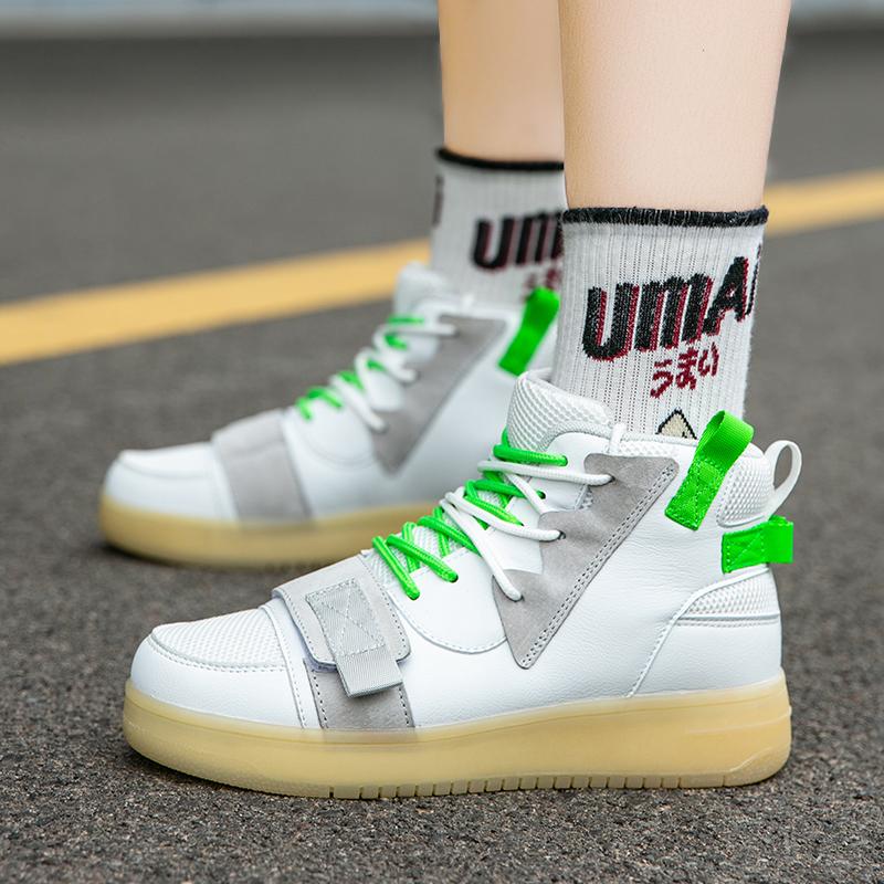 Originální High Top Pár Tenisky Módní Design Černá Pánské Boty na skateboard Běžné Platforma Dámské Tenisky tenis maskulino