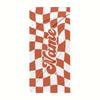 Personalized Grid Beach Towel Customize Name/Logo Oversized Microfiber Towel Summer Party Gift For Beach Swimming Bath Sports