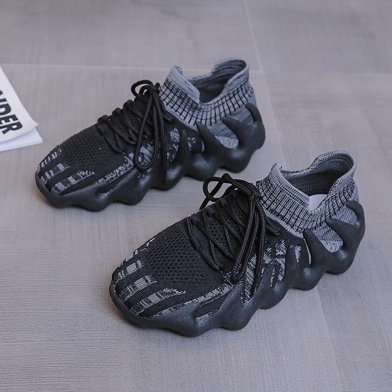 Couple shock-absorbing coconut shoes women's 2025 spring fitness breathable explosion octopus running sports women's shoes single shoes