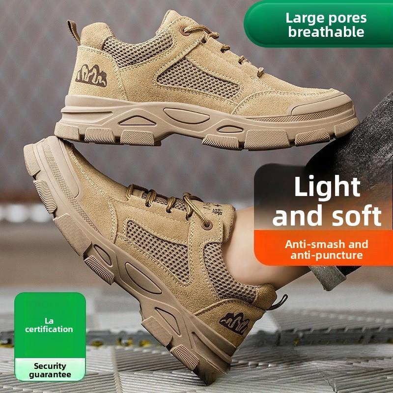 Safety Boots for Men Woman Winter Steel Toe Boots Thickened Warm Woman Sneakers Anti-smashing Work Shoes Men Protective 36-46