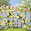 1/3Pcs Iron Bees Ladybugs Butterflies Wall Decor Colorful Garden Decoration Outdoor Indoor Metal Craft Vibrant Home Furnishings