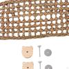 Cage Toy Seagrass Protector Mat Bed Swing Grinding Woven Net ing Climbing for Small Animal