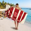 Hull KR Customized Name Text Beach Towel, Soft Absorbent Towel Beach Pool Travel Personal Gift