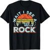 Retro Wait I See A Rock Collecting Design For Rock Collector T-Shirt