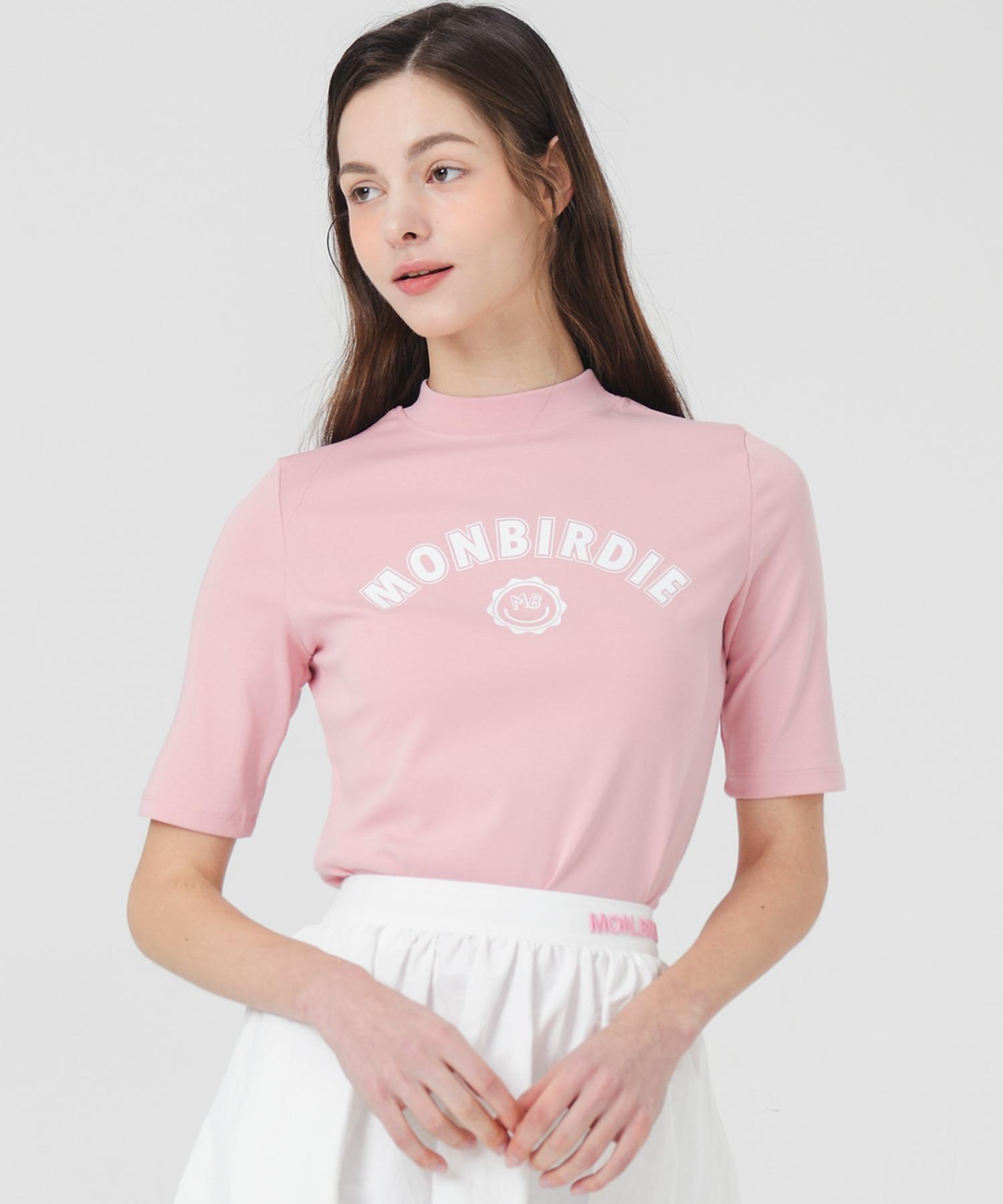 Mongbirdy Golf Розовая облегающая футболка Pink/S