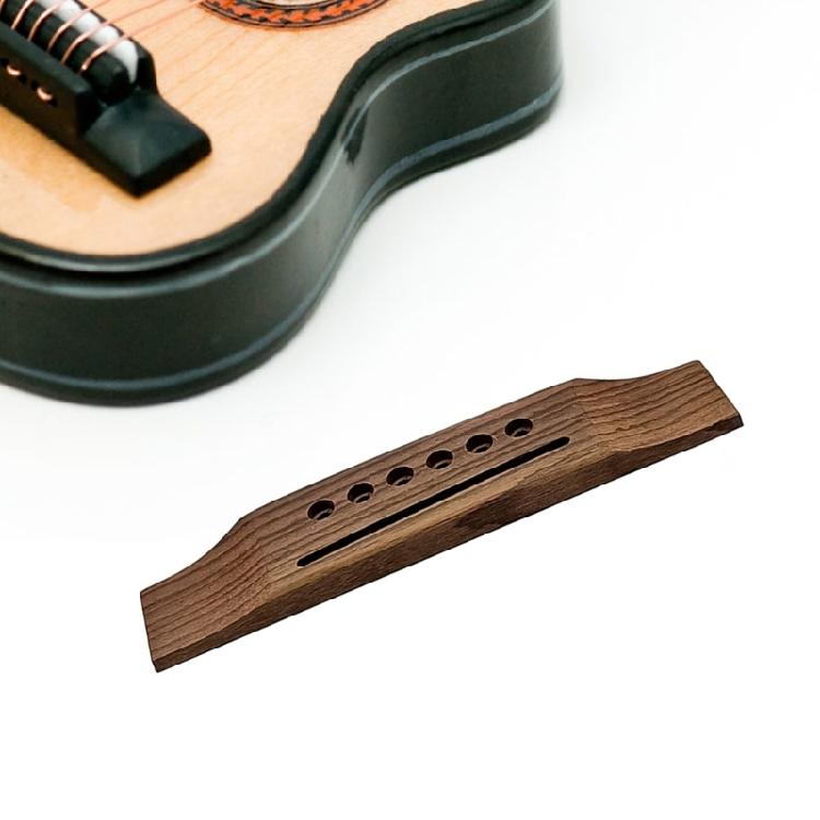 Exquisite Rosewood Acoustic Guitar Bridge Replacement Lower String Pillows 6 String Folk Guitar Bridge Enduring