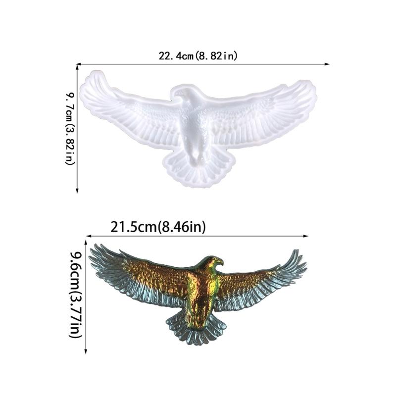 Flying Eagle Shape Silicone Mold Wall Decoration Mould DIY Table Ornament Tools Plaster Crafts Making Supplies Non-stick