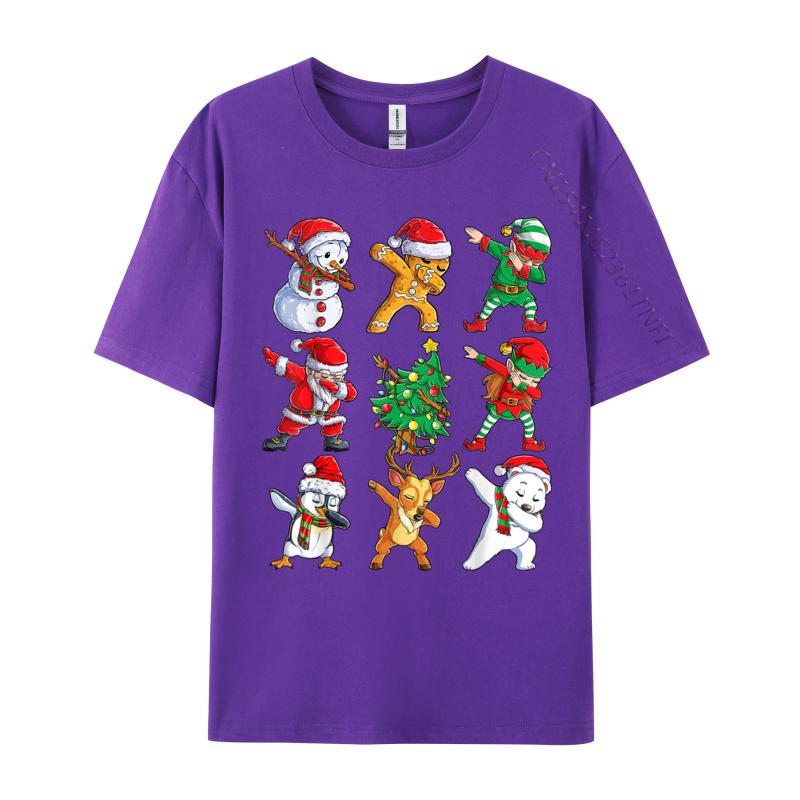 Dabbing Santa Elf Friends Christmas Men Xmas Dab Funny Normal Print Men Tshirt Cotton Fabric Luxury Designer T-Shirts For Men