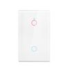 Smart Switches US Neutral Wire/No Neutral Wire Required 1/2/3/4 Gang Light WiFi Touch Switch Works with Tuya Smart Life App