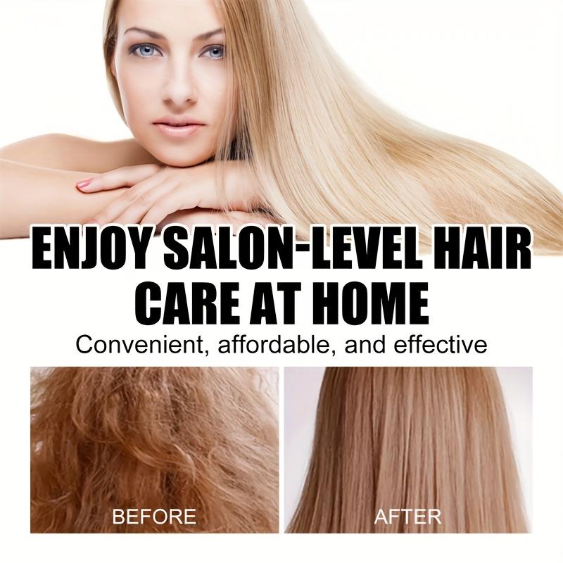 Keratin Intensive Feuchtigkeitsspendende Haarmaske – Macht das Haar weich und geschmeidig, Dauerwellen und Färben von geschädigtem, trockenem und krausem Haar – Professionelle Haarpflegecreme