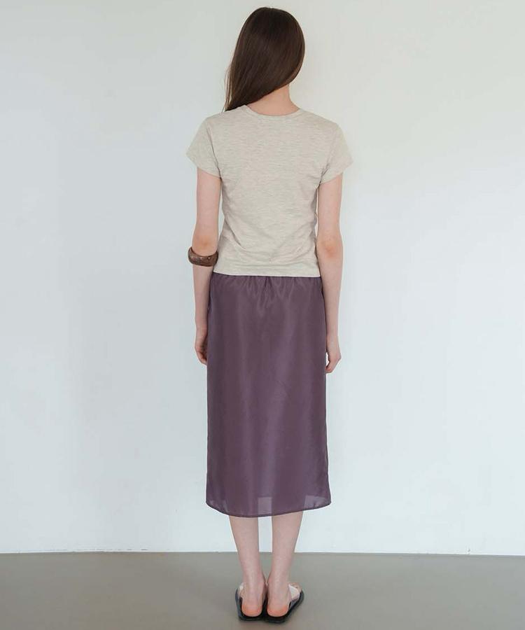 Seuleoum Signature Slim-Fit T-Shirt_Oatmeal