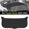 Car Rear Trunk Tailgate Anti-kick Protective Mat Leather Decoration Leather Pad For Toyota Venza   2024 Accessories