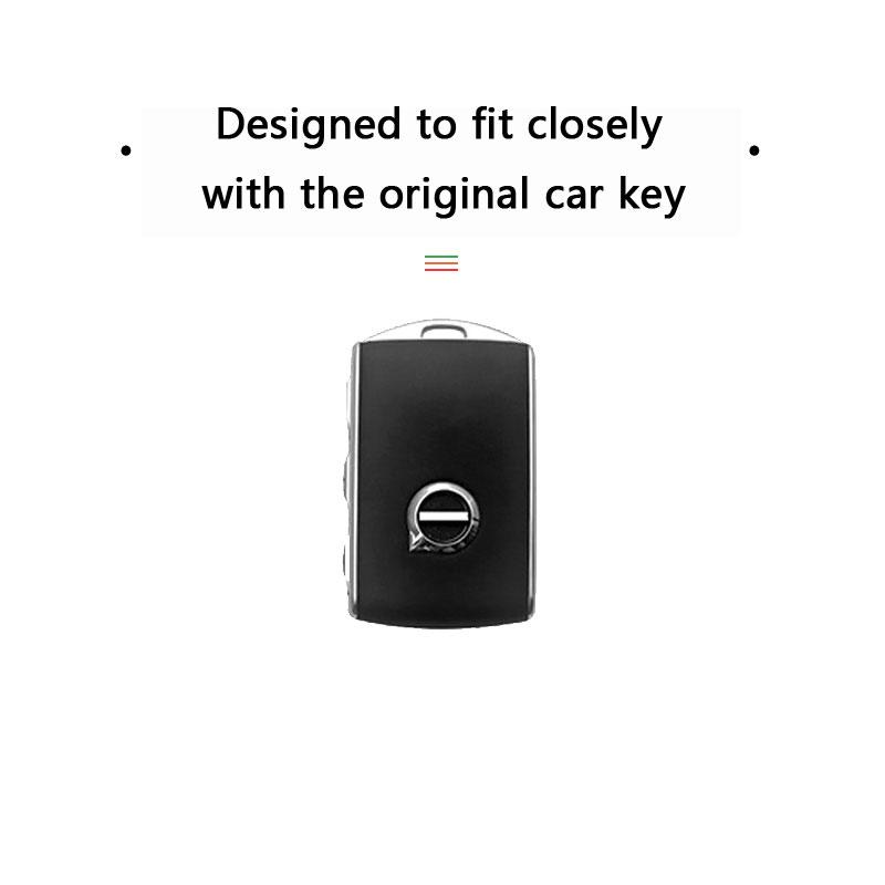 Luxury Top Layer Suede Leather Car Key Case Cover for Volvo XC90 XC60 XC40 V90 V60 V50 V40 S60 S90 Auto Accessories