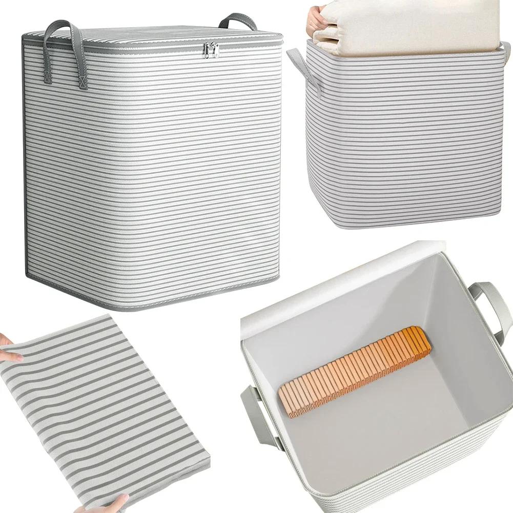 Extra Large Storage Bag Non-Woven Closet Clothes Organizer Breathable Clothing Quilt Storage Container for Home Bedroom