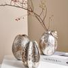 Ceramic Vase Golden Star Fruit Vase Simulated Fruit Ornaments Lemon Flowerpot Flower Arrangement Accessories Home Decoration