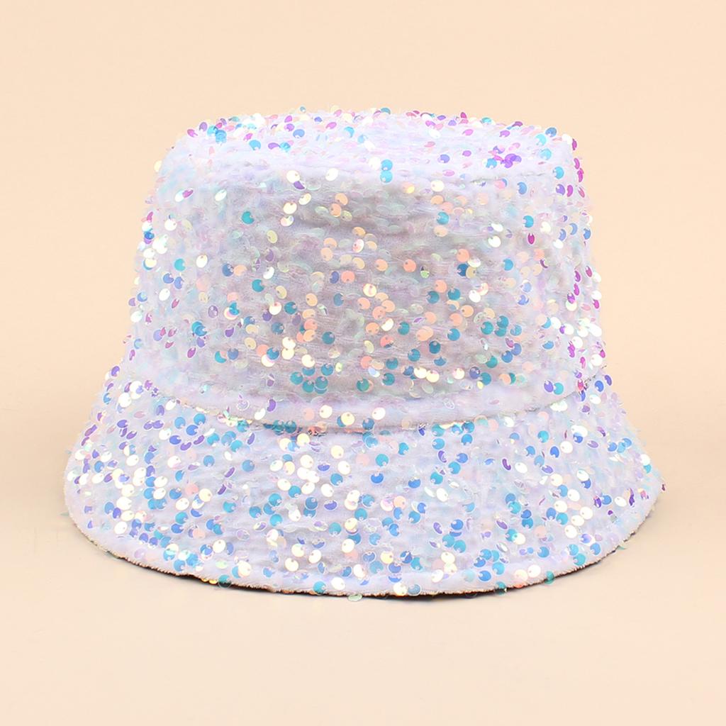 Buy Women Bucket Hat Sparkling Sequin 