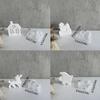 Christmas Silicone Casting Mold Resin Concrete Charm Pendant Christmas Tree Gypsum Mold Plaster Wax Fondant Clay Concrete Set