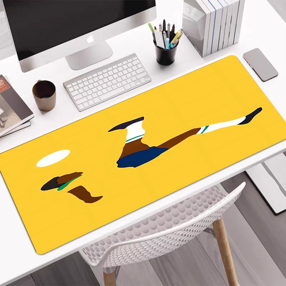 Soccer Theme Mouse Pad, Non Slip Rubber Base, Multifunctional Office & Home Decor, Perfect for Workspace Personalization.