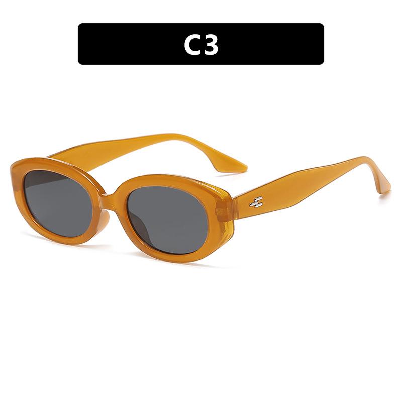 

Vintage Cat Eye Sunglasses Woman Retro Shades Black Sun Glasses Female Fashion Small Frame Mirror Square As Picture