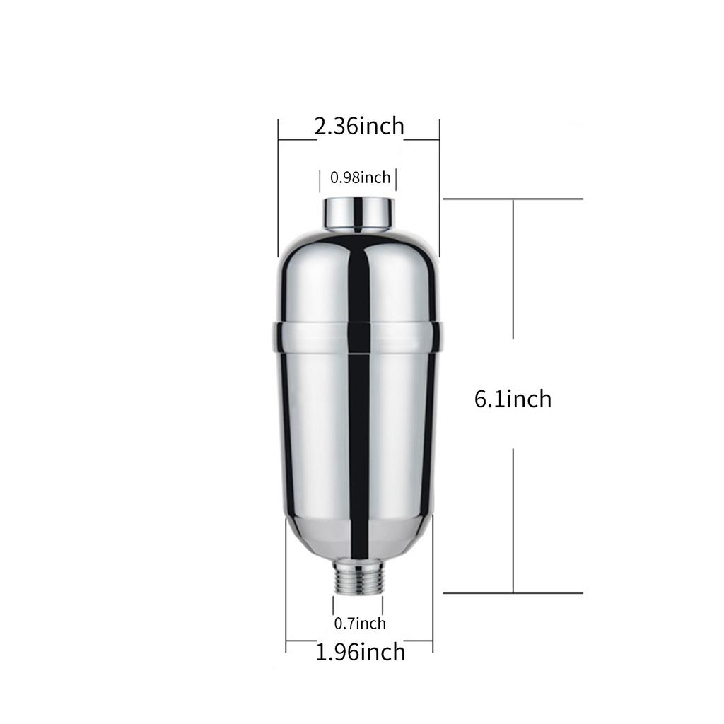 Shower Filter, 15 Stage High Performance Shower Hd Filter, Removes Fluoride Hvy Metals, Hard Water Softener, Hand Shower Hd Filter Cartridges, 1/2\" S