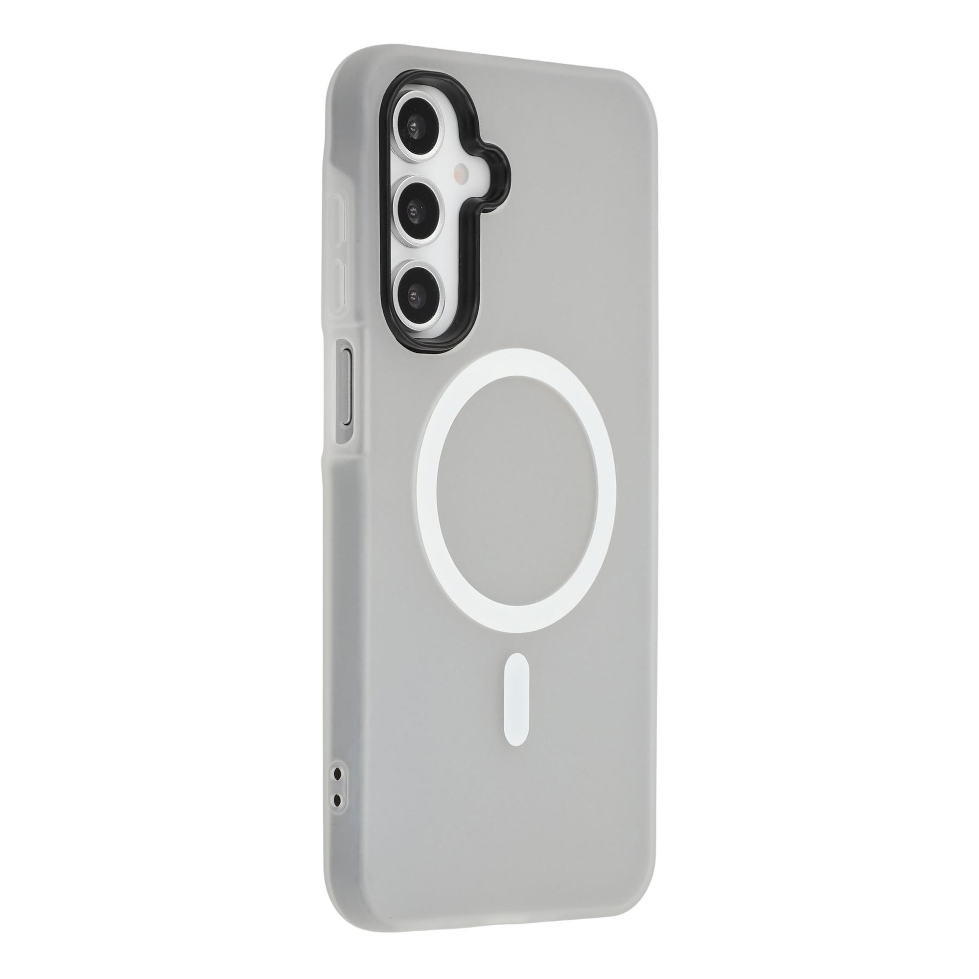 

For Samsung Galaxy A25 5G (Global) (161mm) Magnetic Case PC + TPU Frosted Phone Cover