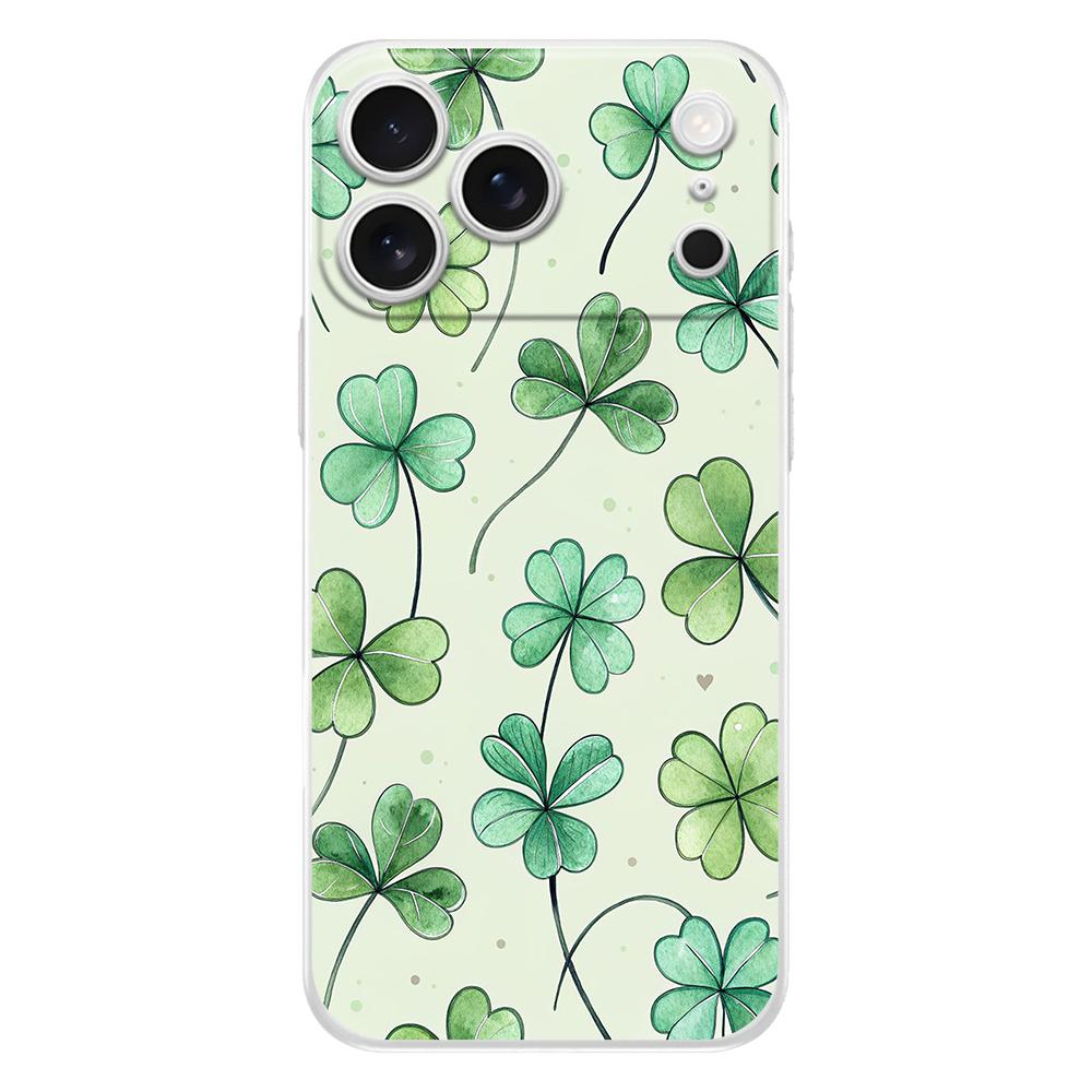 Soft Clear Phone Case For iPhone 17 Air 16E 16 11 15 14 Pro MAX 12 13 7 8 Plus SE Easter Cover Stylish Flower Patterned Design