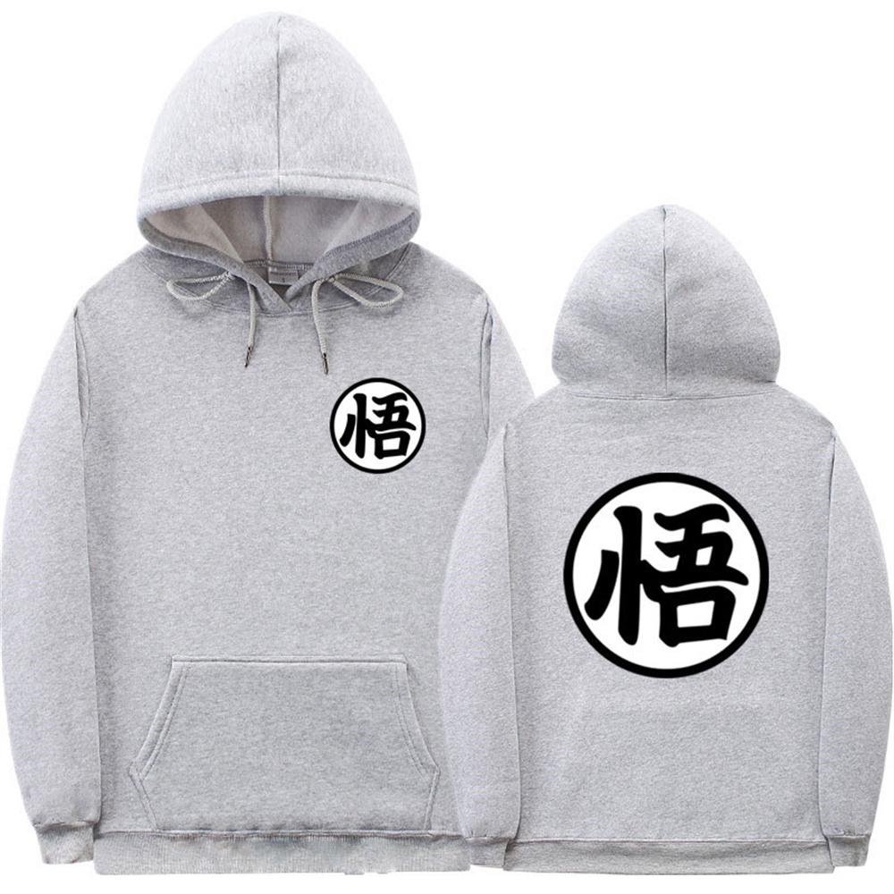 

Popular spring and autumn Women s double-sided Wuzi printed Women s loose casual brand college style pullover hoodie M