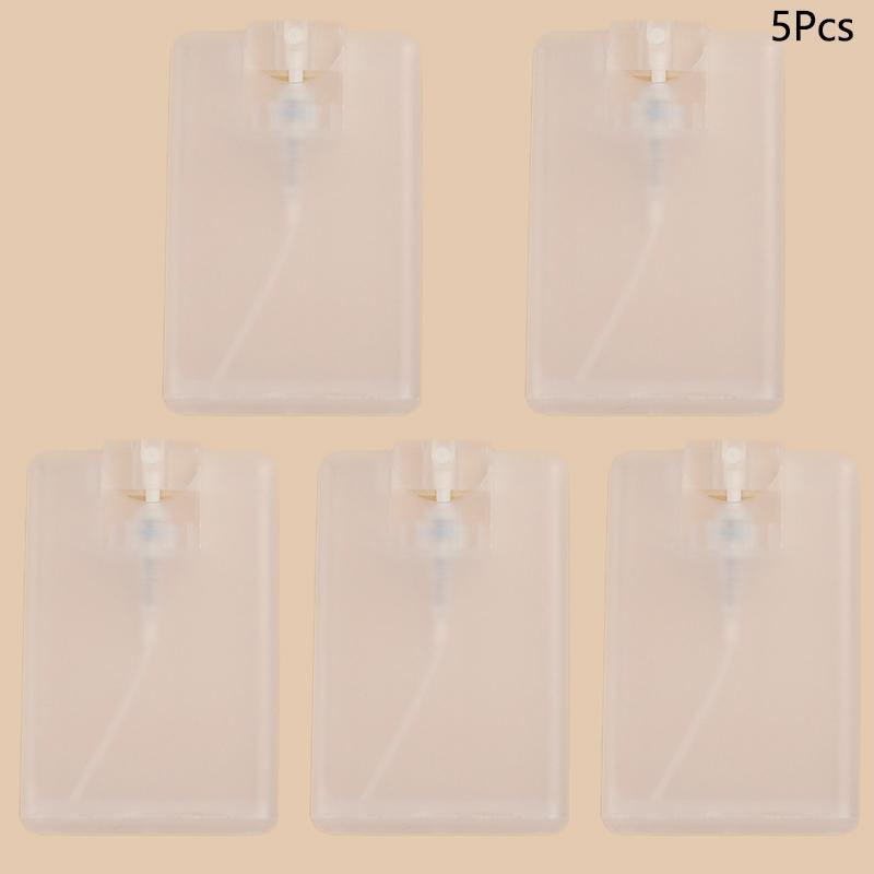 20Ml Refillable Perfume Spray Bottle Portable Card Spray Bottle Hand Sanitizer Alcohol Snap Bottles Travel Sub-Packing Bottles
