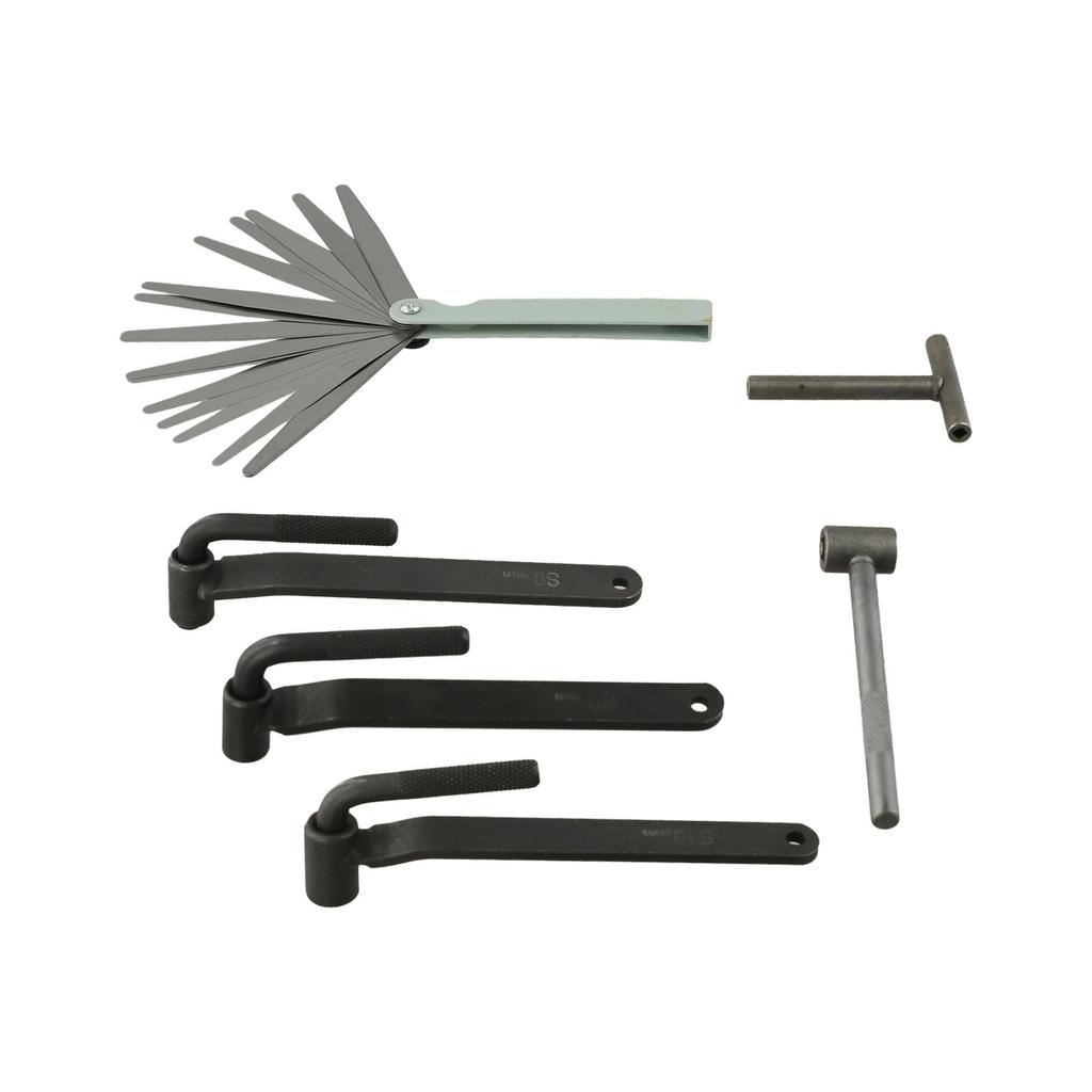 Feeler Gauge Tool Engine Adjustment Tool For DIY Projects 152mm 5.98 In Feeler Gauge Non-slip Handle Compatible With Motorcycles