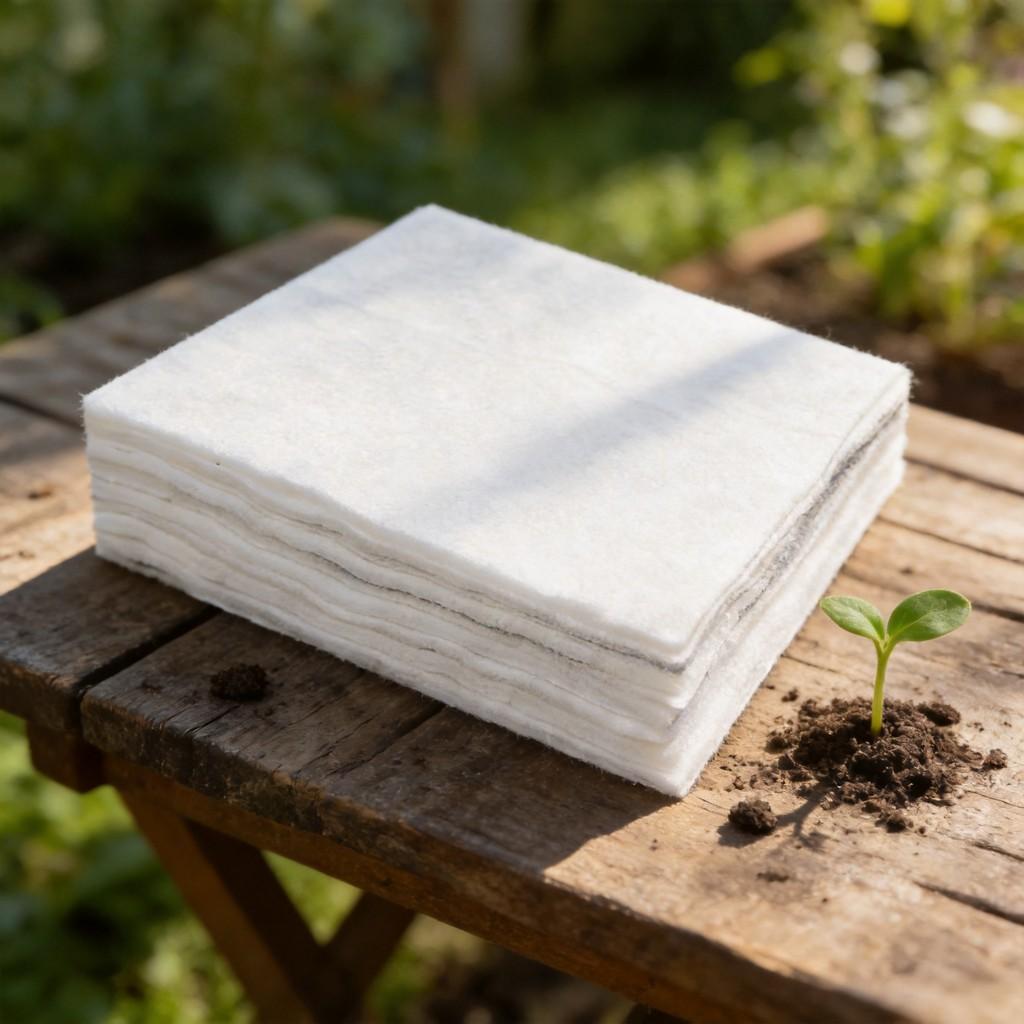 Home Garden Water Absorption Mat Set For Hanging Flower Baskets With Thickened Cotton Liners