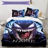 3pcs Venom3 Cover Set - Personalized Name, HD Printed Bedding with 1 Cover and 2 Pillowcases - Perfect for Home Decor, Easy Care