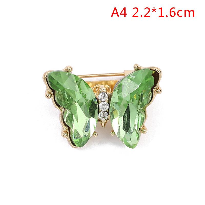1ks Crystal drahokamu Butterfly brože Pin Odznak Příslušenství Šperky Dárky