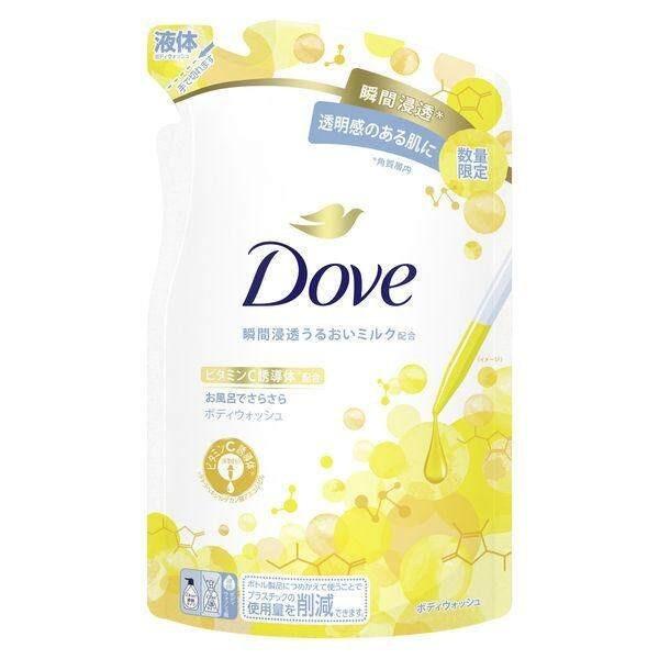 Unilever Dove Body Wash Body Soap Dry and Clear Pump 470g  Refill 330g  Large Refill 640g