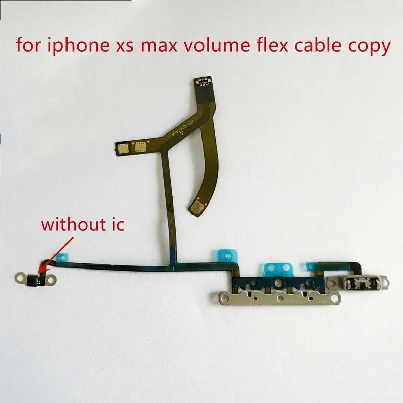 Wireless charging chip volume flex cable, NFC coil, mute button key, for iPhone X, XS, XR,
