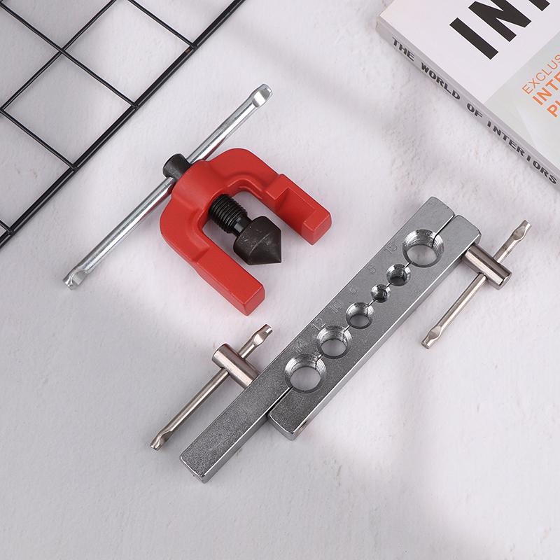 Tube Cutter Flaring Tool Kit Tube Expander Expansion Mouthparts Pipe Cutter Reamer Device For Copper Tube Flaring Tools 6-15Mm