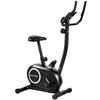 Exercise Bike Height-Adjustable Home Trainer with App Magnetic Resistance LCD Monitor Pulse Sensors Phone Holder