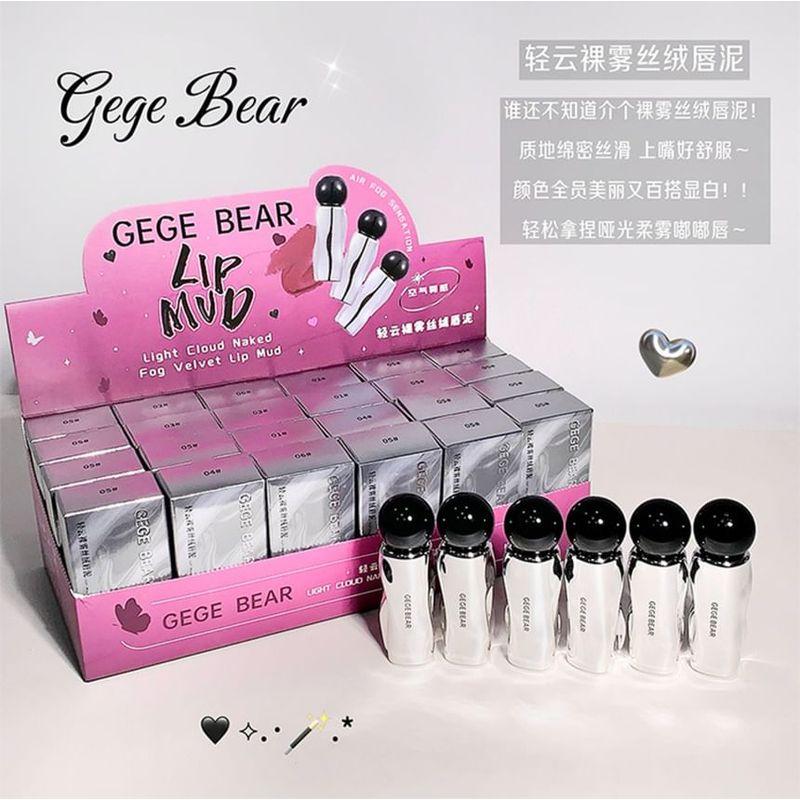 Gege Bear - Light Cloud Naked Fog Velvet Lip Mud - 4-6