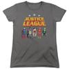 Justice League Of America "8 Bit Below" Women's T-Shirt