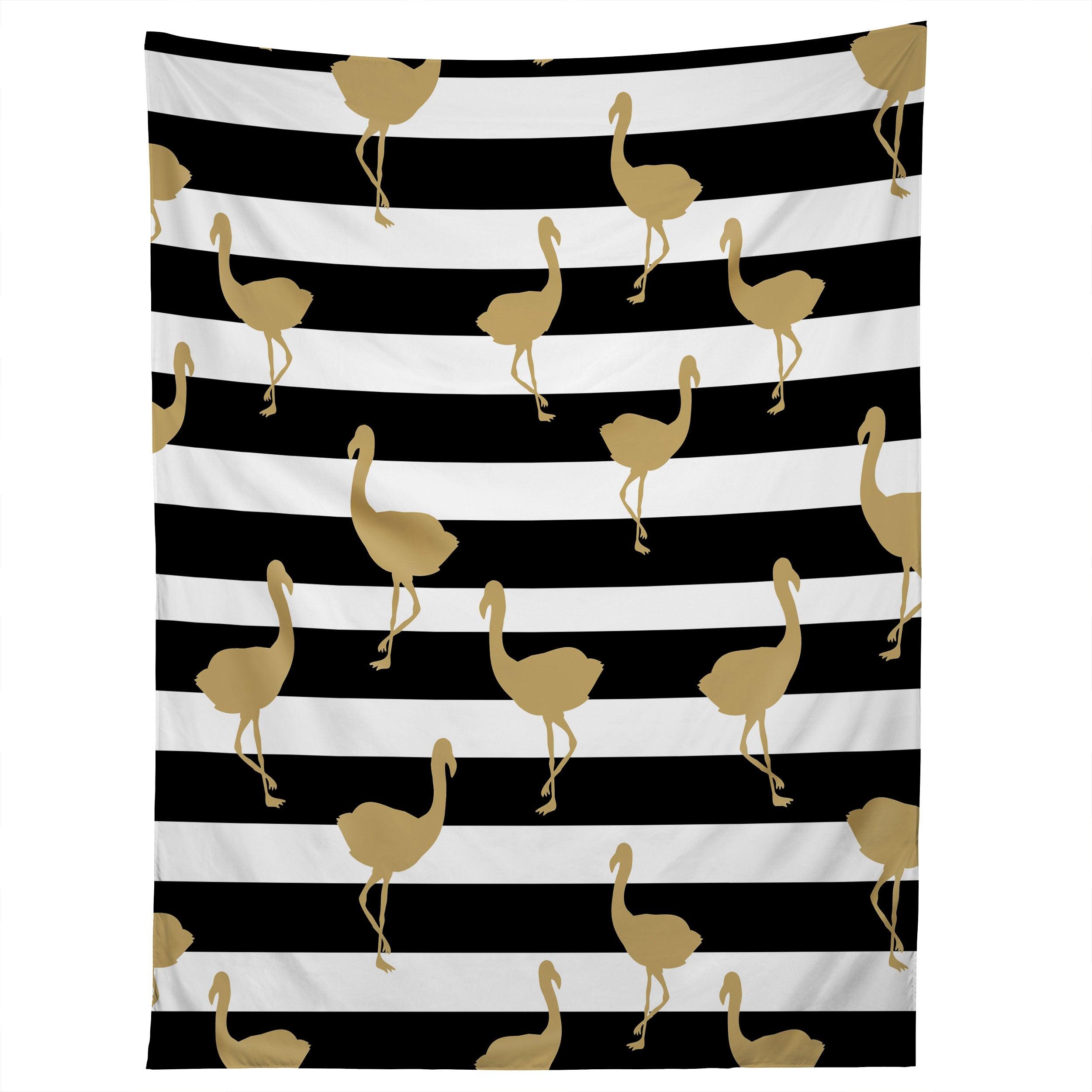 CLASSY FLAMINGOS tapestry 75x100