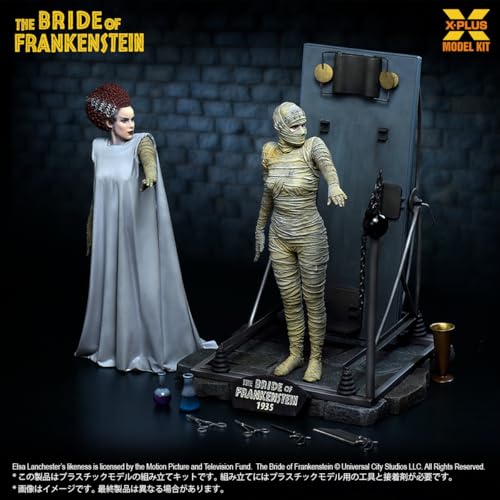 X-Plus Bride of Frankenstein 1/8 Scale Unpainted Plastic Model Kit