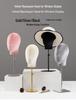 Black Mannequin Head for Displaying Wigs, Hats, and Accessories