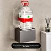 Aluminum Alloy Bathroom Paper Holder With Nodrill Mount For Toilet And Shower Storage