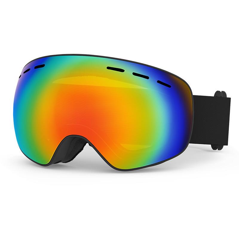 2025 Unisex Spherical Ski Goggles: Double-Layer Anti-Fog Outdoor Cylindrical Snow Goggles