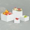 7Pcs Buffet Riser Food Riser with Hollow Bottoms Display Stand Dessert Table Display Set