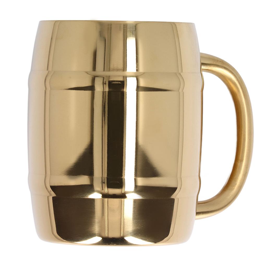 Stainless Steel Coffee Mug with Handle Double Layer Heat Insulation Coffee Cup Water Cup for